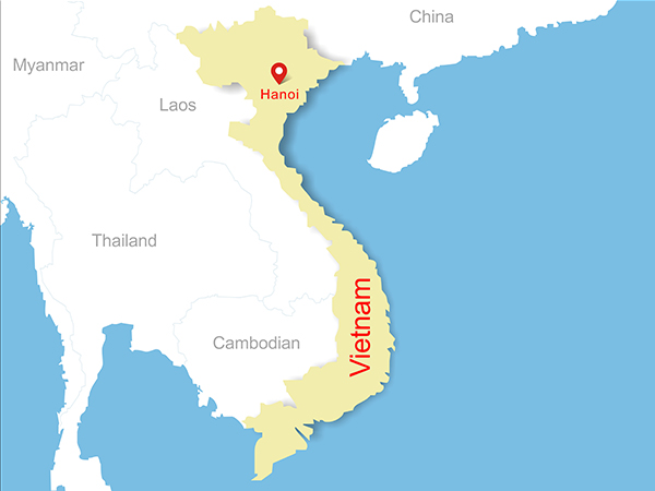 ¿Dónde está Hanoi? - Localización geográfica de Hanoi