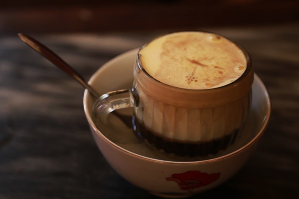 Café con huevo - un dulce símbolo de Hanói