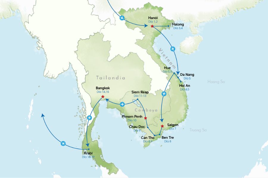 Viaje de 19 días explorar Asia