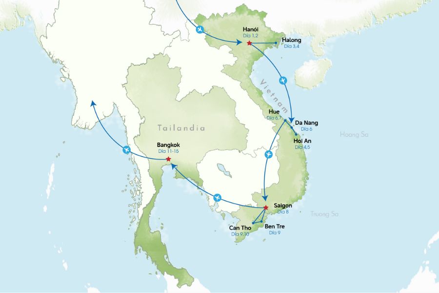 Viaje combinado a Vietnam y Tailandia