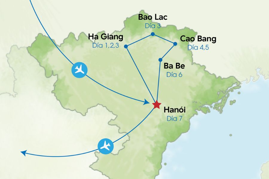 Viaje auténtico al Noreste de Vietnam