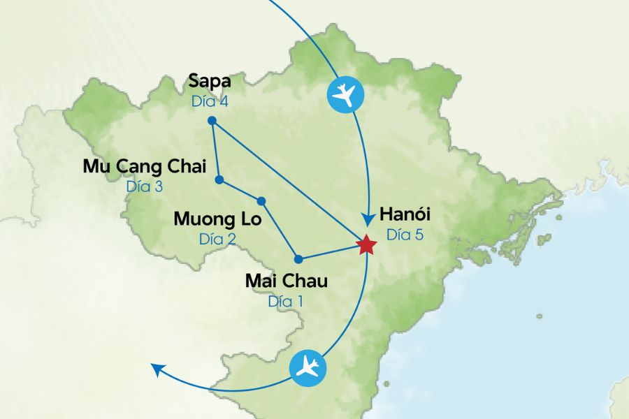 Ruta del noroeste de Vietnam