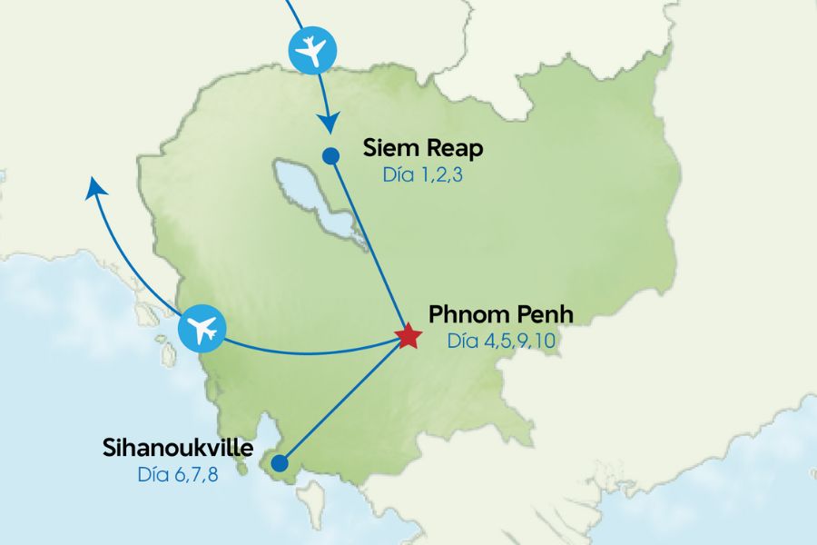 Luna de miel en Camboya