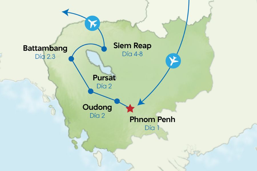 Viaje increíble a Camboya