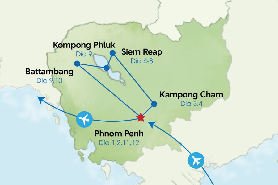 Viaje de 12 días a Camboya