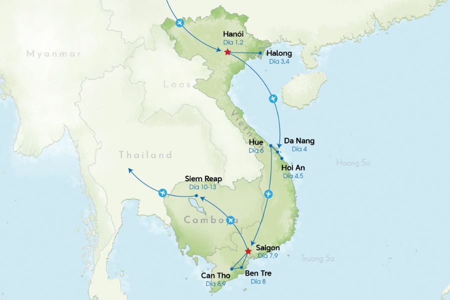 Circuito de 13 días por Vietnam & Camboya