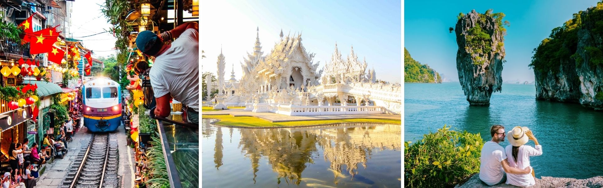 La belleza de Vietnam y Tailandia