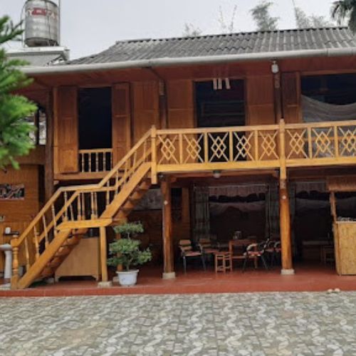 Casa del habitante en Muong Lo
