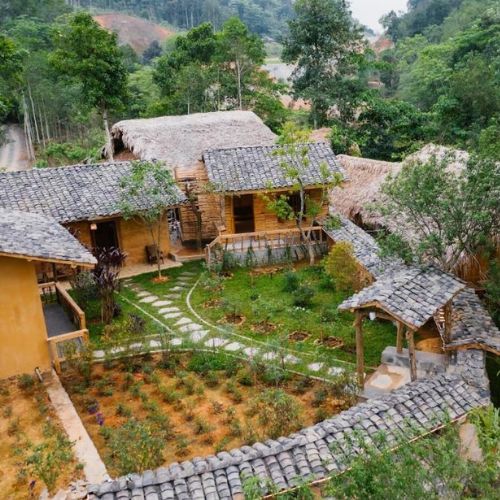 Casa del habitante en Ha Giang