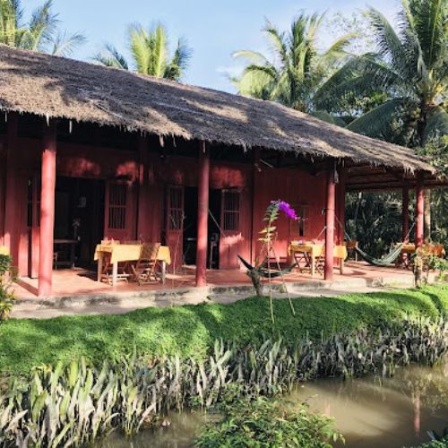 Casa del habitante en Ben Tre