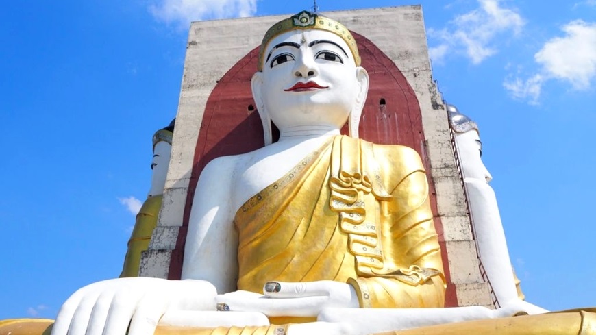 Pagoda Kyaik Pun en Bago Myanmar