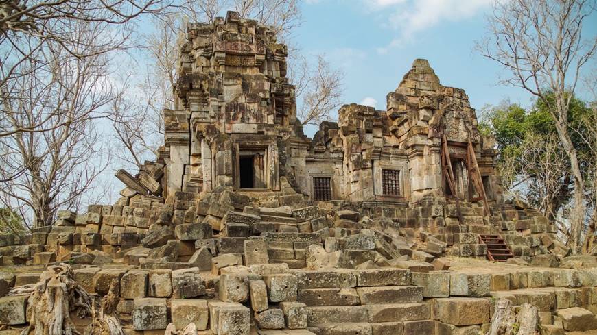 Wat Ek Phnom en Battambang Camboya