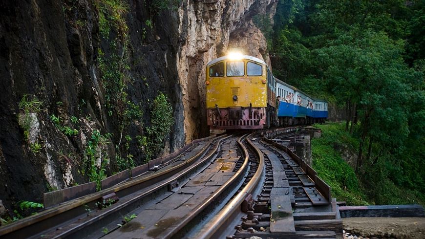 El ferrocarril de la muerte Kanchanaburi