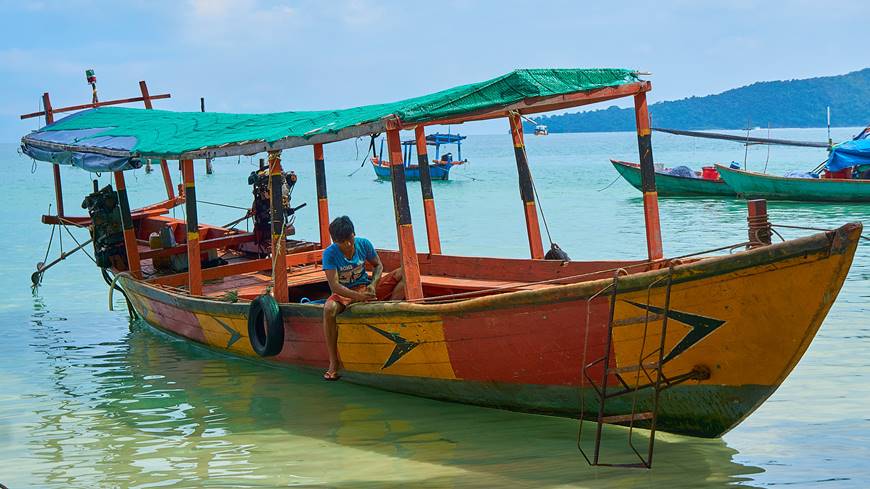 Viaje en barco por Koh Rong