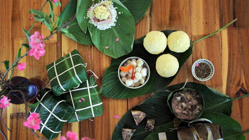 Banh Chung y otras especialidades del tet Vietnam