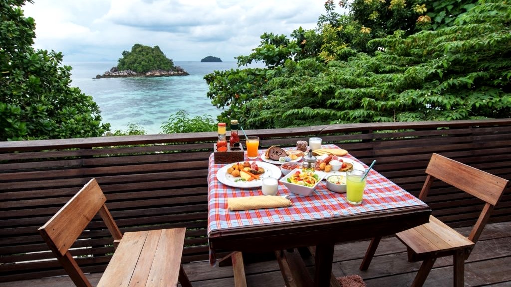 Desayuno en la isla Koh LipeTailandia