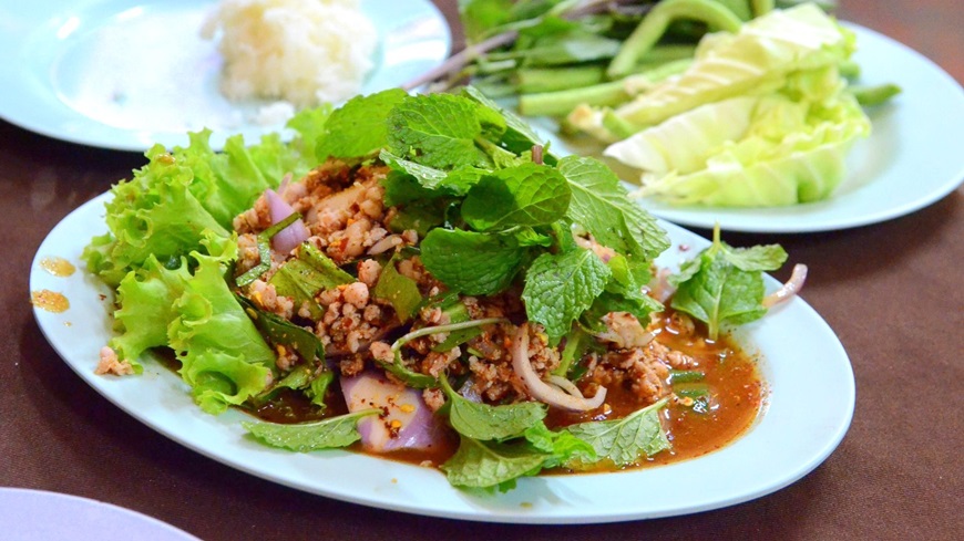 Griego - platos de Laos