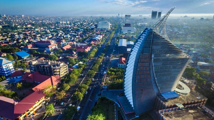 Visitar el centro de la isla de Célebes, Makassar Indonesia