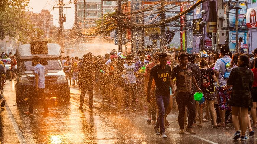 Festival Songkran en Chiang Mai