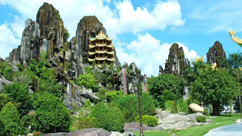 Da Nang montañas de Mármol