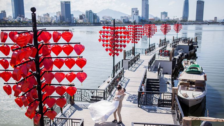 Puente de Amor en Da Nang