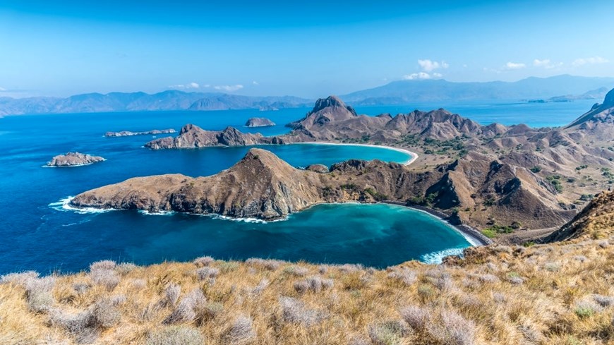 Isla Padar la tercera isla más grande del Parque Nacional de Komodo
