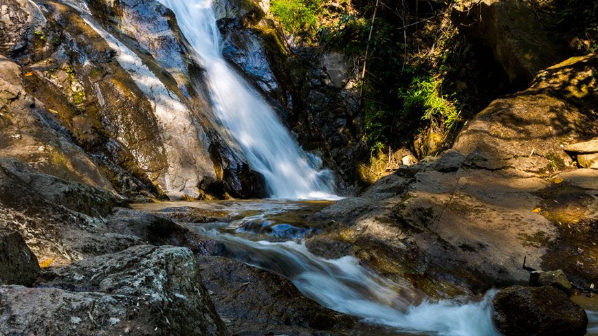 La cascada de Pin Tauk Kengtung Myanmar