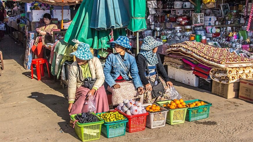 El mercado de Kengtung Myanmar