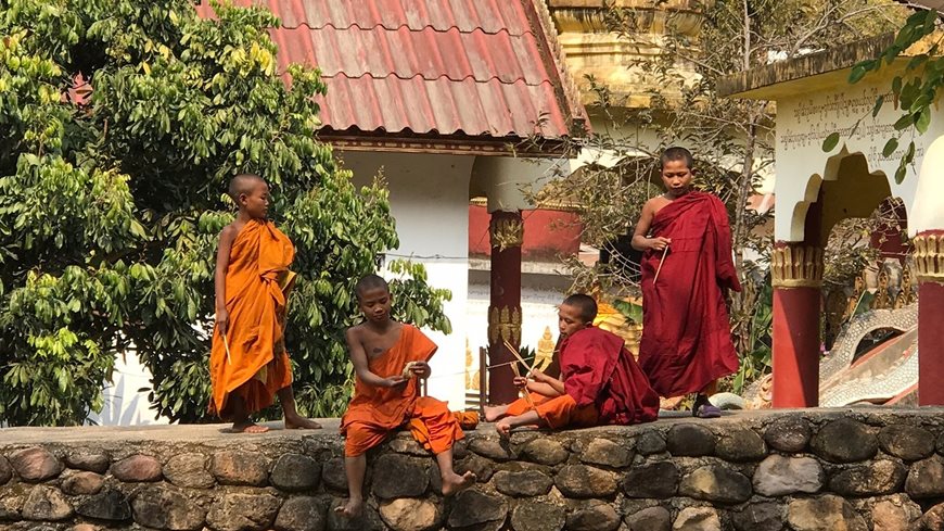 El monasterio de Dhat Zoam Doi Kengtung Myanmar