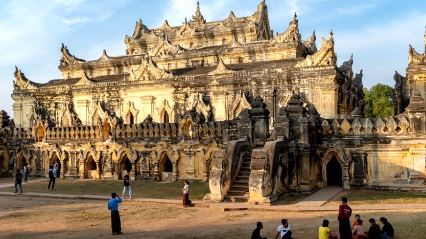 La antigua capital Inwa Mandalay Myanmar