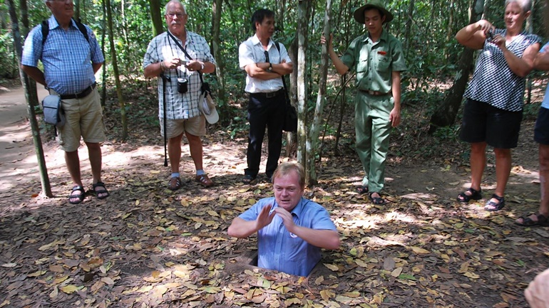 Los tuneles de Cu Chi en Saigon