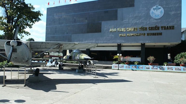 El Museo de los Crímenes de Guerra en Saigon