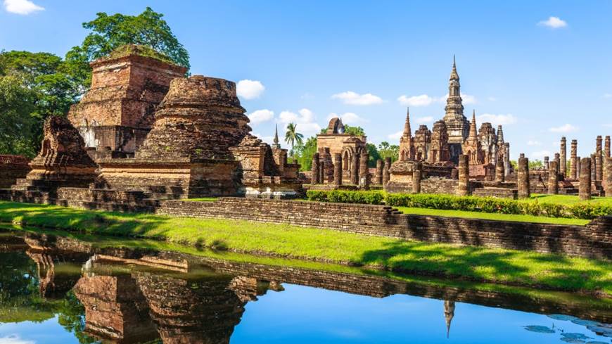 La antigua capital Sukhothai Tailandia
