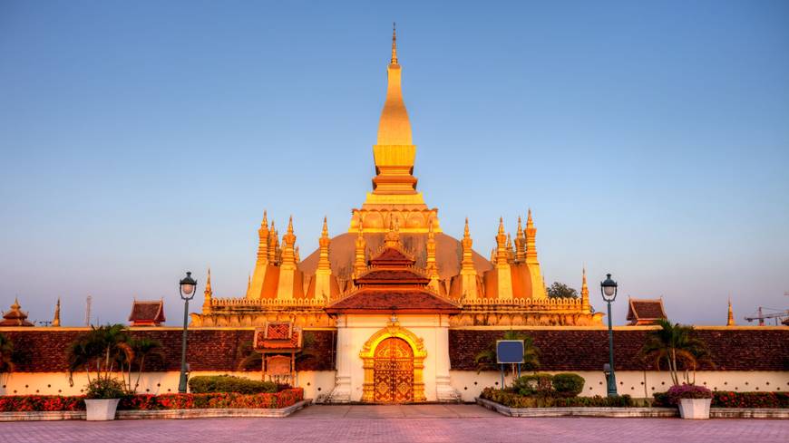Pha That Luang en Vientian