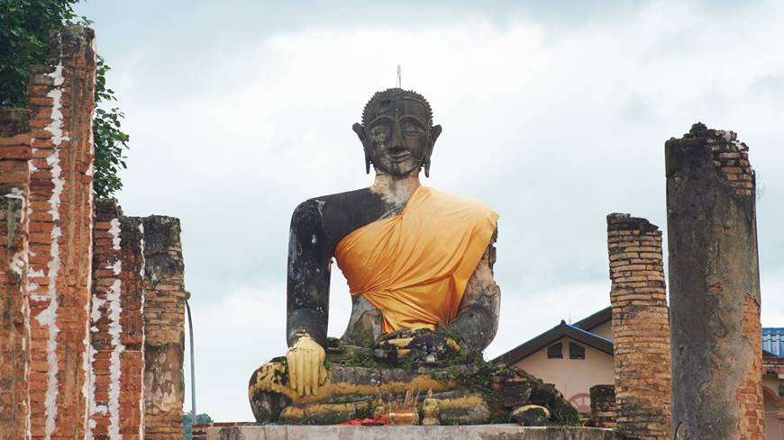 Imagen de Buda en Wat Phia Wat