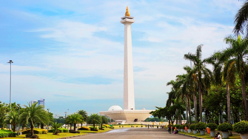 Monumento Nacional en Yakarta Indonesia
