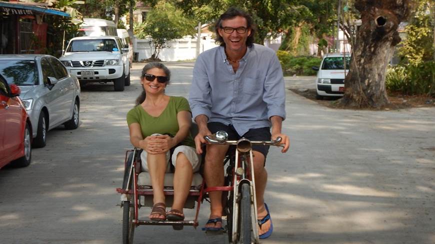 Trishaw en Yangon