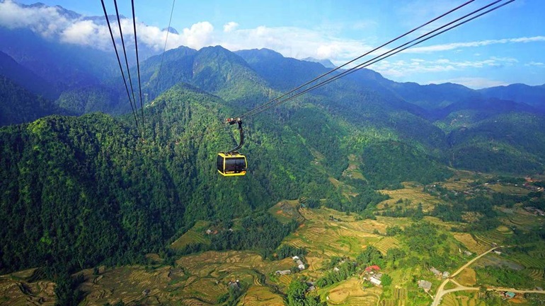 teleferico a Fansipan de Sapa