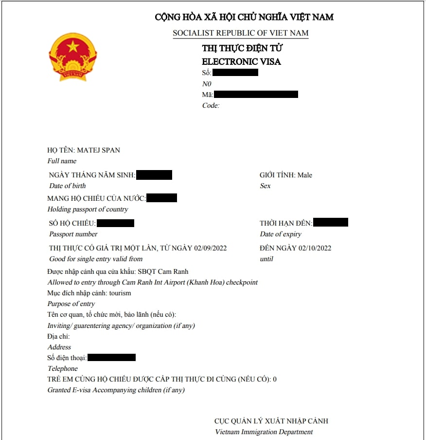 Dónde descargar el eVisa para Vietnam?